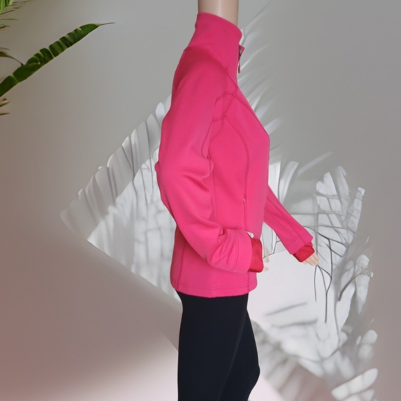 The North Face Women's Pink Full Zip Activewear Sport Jacket - Picture 5 of 16